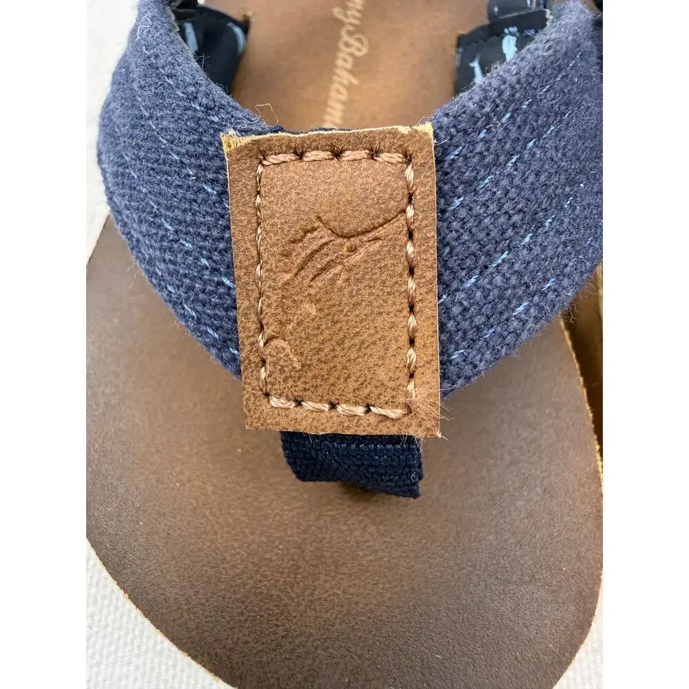 Tommy Bahama Blue Slingback Flip Flop Sandals Toddler‎ Est Size 3–4 Baby Beach
